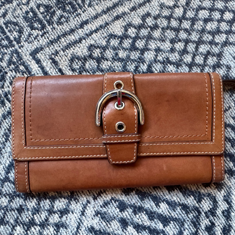 Vintage Coach Leather Wallet